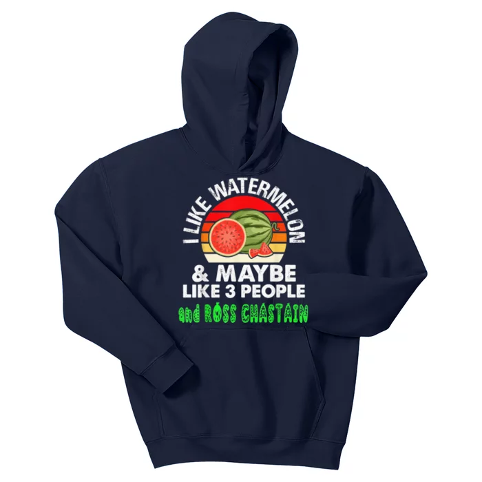 I LIKE WATERMELON AND MAYBE LIKE 3 PEOPLE Kids Hoodie