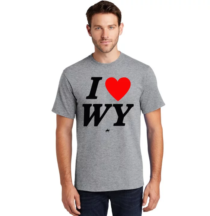 I Love Wyoming Tall T-Shirt