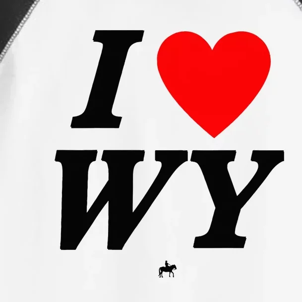 I Love Wyoming Toddler Fine Jersey T-Shirt