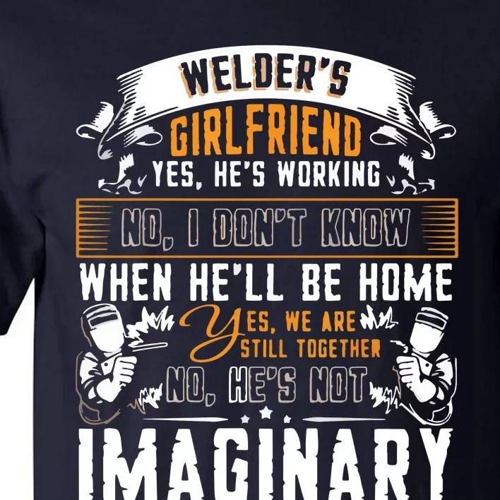 I Love Welding Welder's Girlfriend Tall T-Shirt