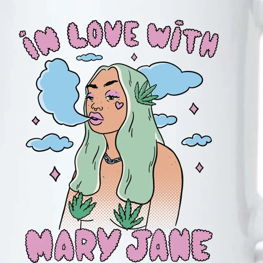 In Love With Mary Jane Female Marijuana Black Color Changing Mug