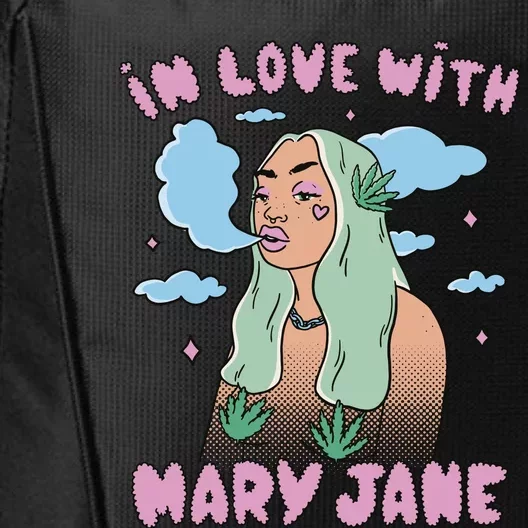 In Love With Mary Jane Female Marijuana City Backpack