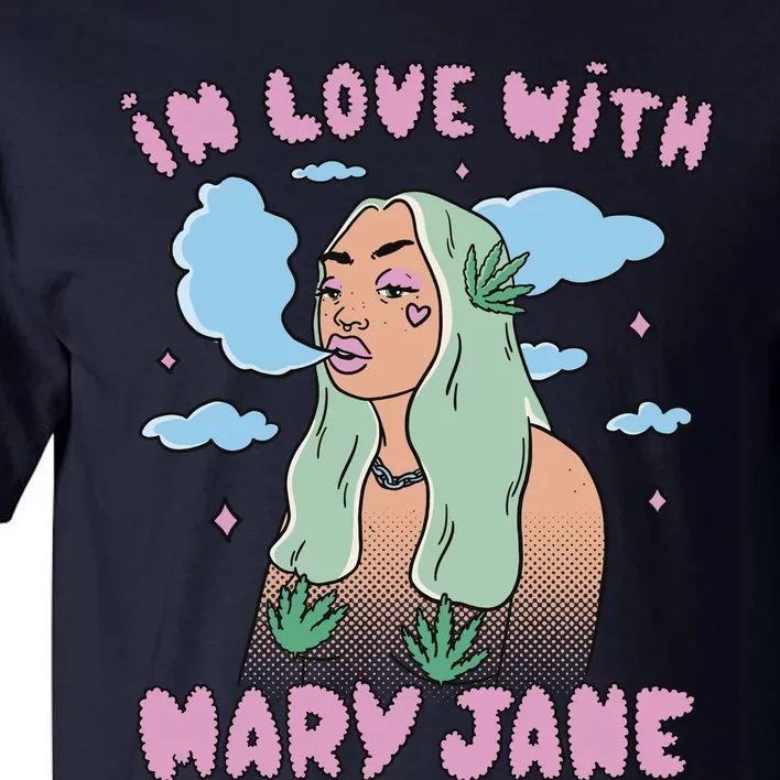 In Love With Mary Jane Female Marijuana Tall T-Shirt