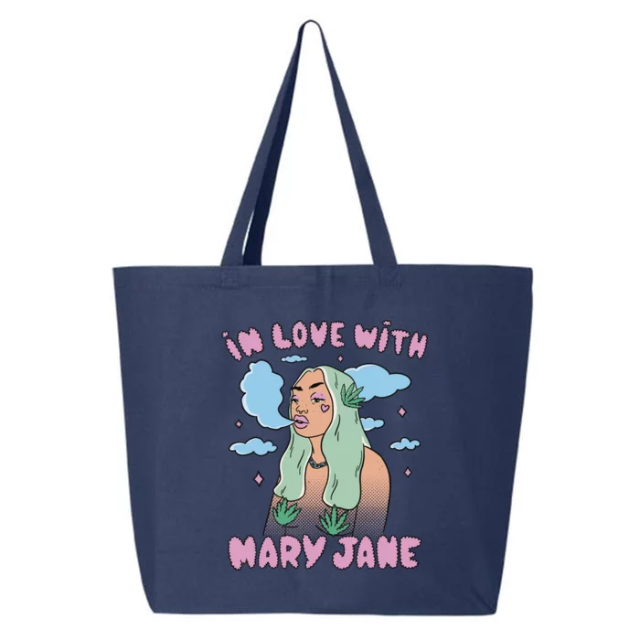 In Love With Mary Jane Female Marijuana 25L Jumbo Tote