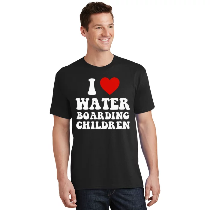 I Love Water Boarding Children T-Shirt