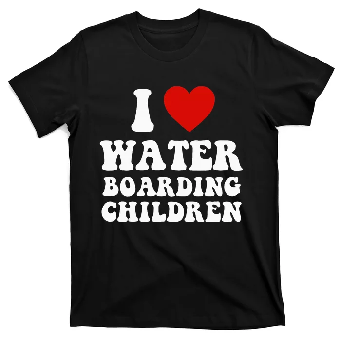 I Love Water Boarding Children T-Shirt