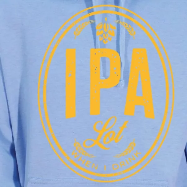 IPA Lot When I Drink Unisex Surf Hoodie