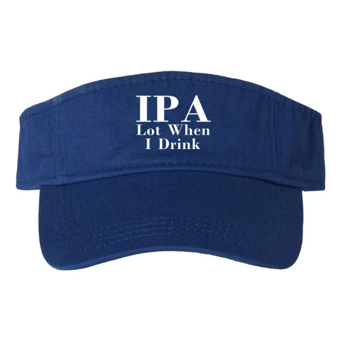 Ipa Lot When I Drink Valucap Bio-Washed Visor