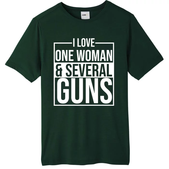 I Love Woman And Several Guns ChromaSoft Performance T-Shirt