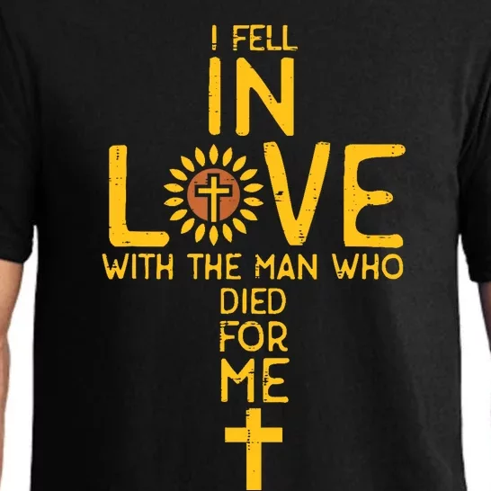 In Love With The Man Who Died For Me Christian Pajama Set