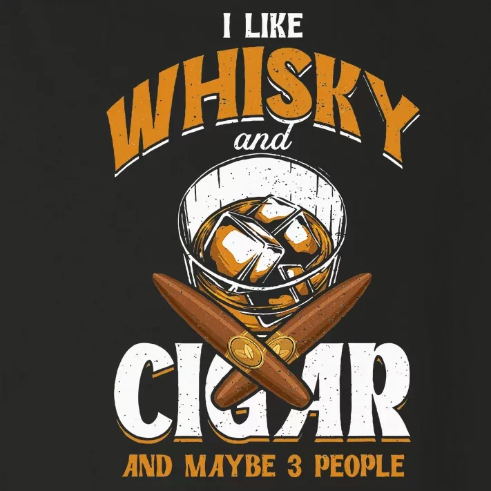 I Like Whisky And Cigars Cigars Smoker Alcohol Drinker Toddler Long Sleeve Shirt