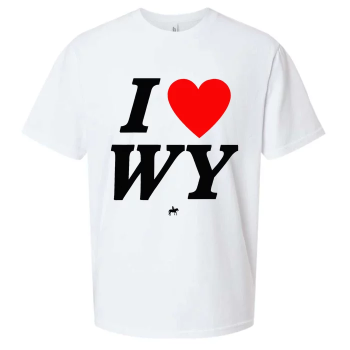 I Love Wyoming Sueded Cloud Jersey T-Shirt