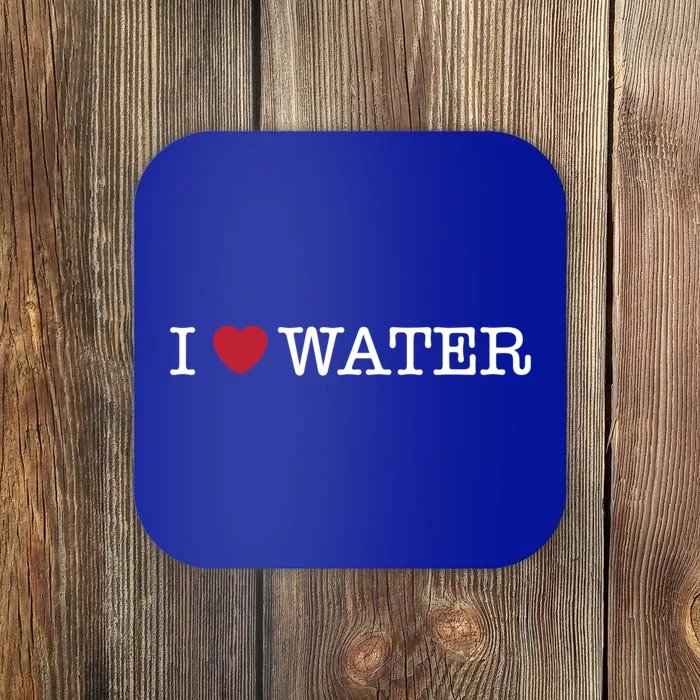 I Love Water Gift Coaster