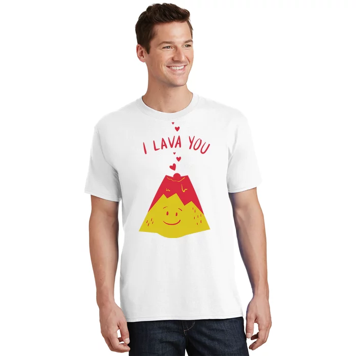 I Lava You Cute Funny Romantic Gift T-Shirt