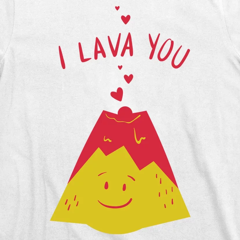 I Lava You Cute Funny Romantic Gift T-Shirt