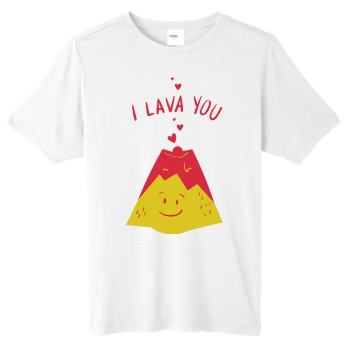 I Lava You Cute Funny Romantic Gift ChromaSoft Performance T-Shirt