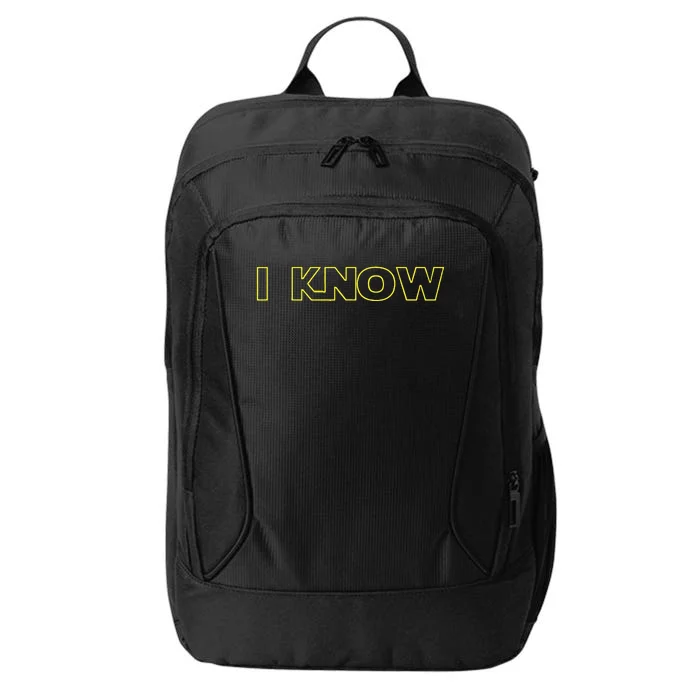 I Love You I Know Matching Couples Vacation City Backpack