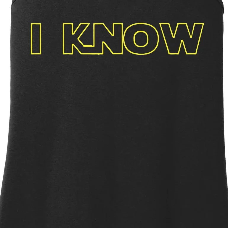 I Love You I Know Matching Couples Vacation Ladies Essential Tank