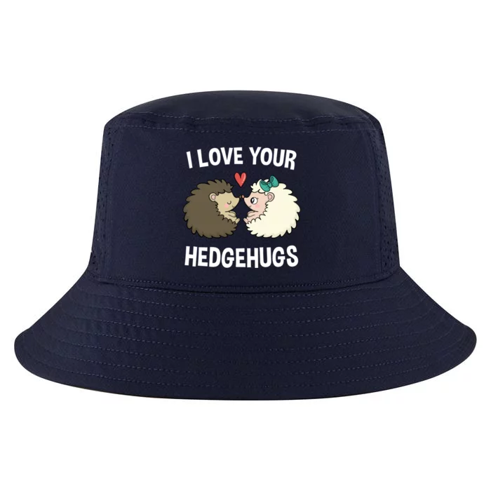 I Love Your Hedgehugs Rotic Valentines Day Hedgehog Gift Cool Comfort Performance Bucket Hat