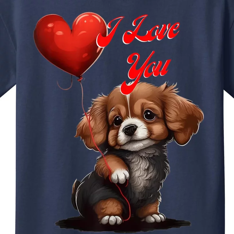 I Love You, Valentines Day Kids T-Shirt