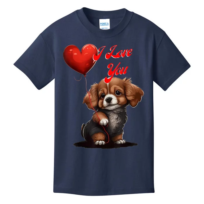 I Love You, Valentines Day Kids T-Shirt