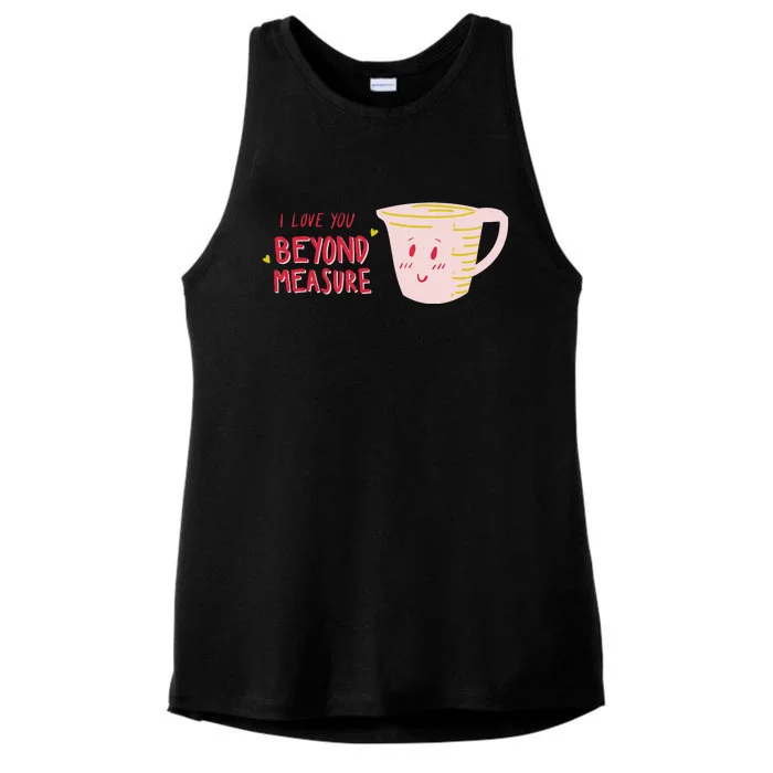 I Love You Beyond Measure Ladies Tri-Blend Wicking Tank