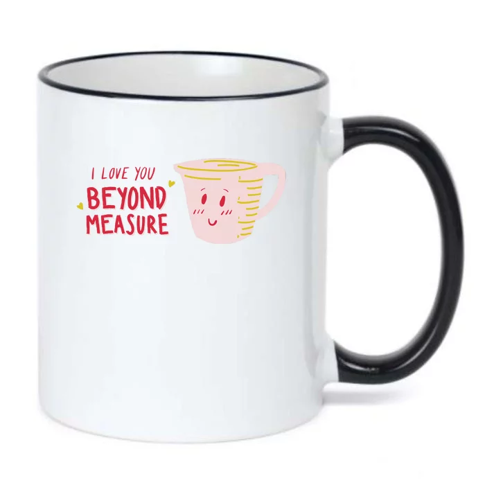 I Love You Beyond Measure Black Color Changing Mug