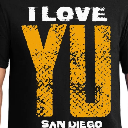 I Love Yu LFGSD San Diego Baseball Pajama Set