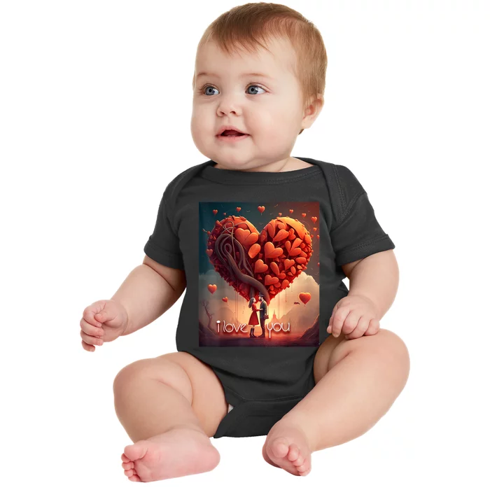 I Love You Baby Bodysuit