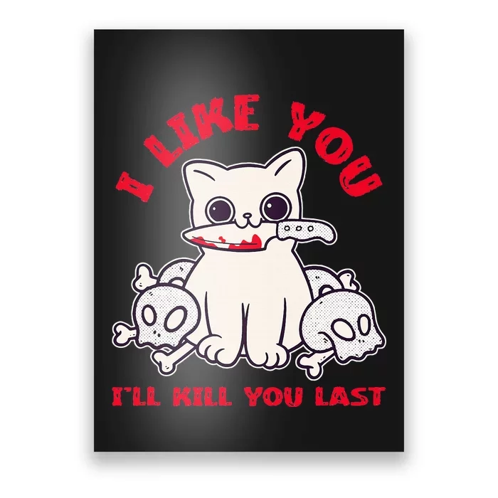 I Like You ILl Kill You Last Murder Serial Killer Poster