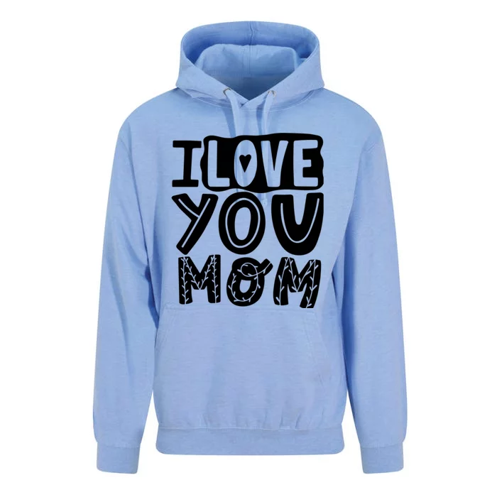 I Love You Mom Mothers Day Unisex Surf Hoodie