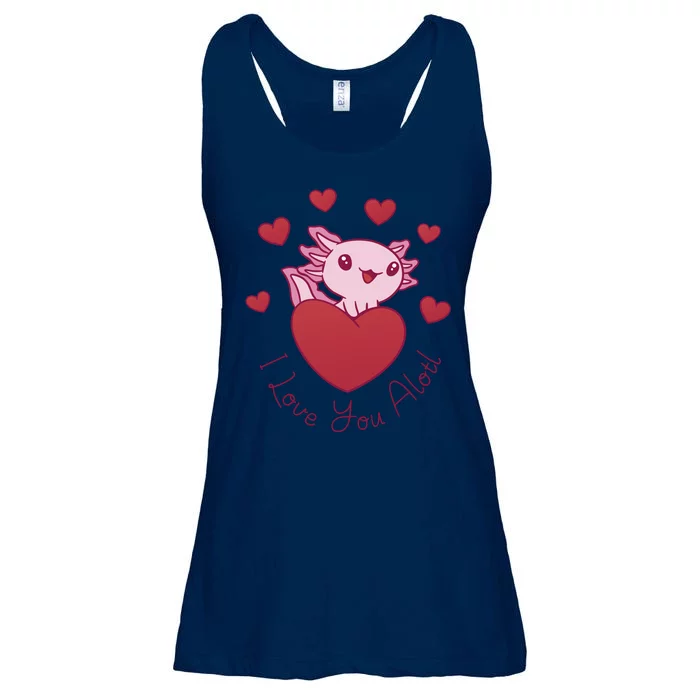 I Love You Alotl Valentines Day Ladies Essential Flowy Tank