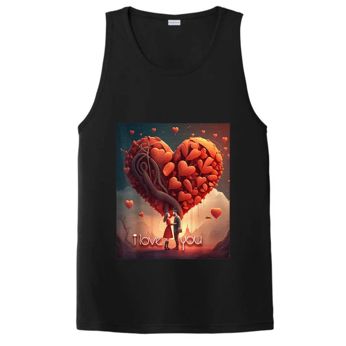 I Love You Funny Valentine's Day Performance Tank