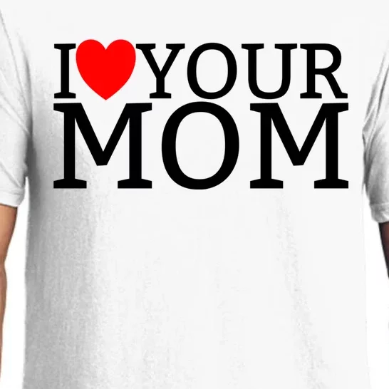 I Love Your Mom Red Heart Hot Mother I Love Your Mom Gift Pajama Set