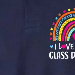 I Love You All Class Dismissed Teacher Last Day Of School Softstyle Adult Sport Polo