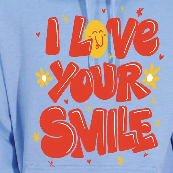 I Love Your Smile Happy Cute Gift Unisex Surf Hoodie