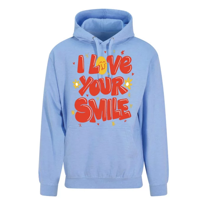 I Love Your Smile Happy Cute Gift Unisex Surf Hoodie