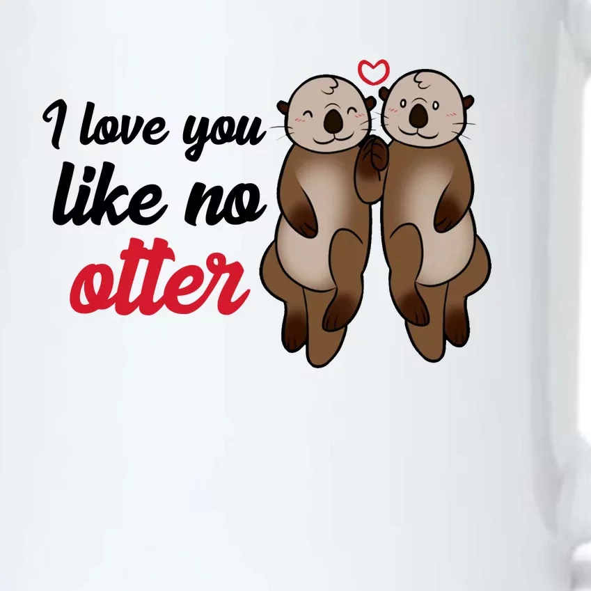 I Love You Like No Otter Cute Gift Black Color Changing Mug