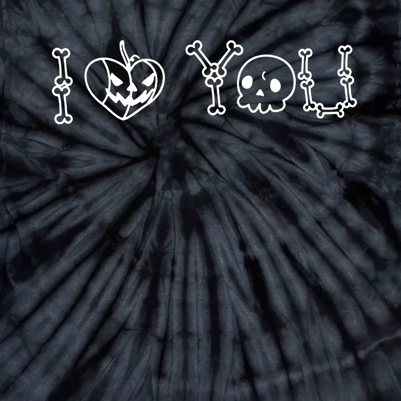 I Love You Halloween Tie-Dye T-Shirt