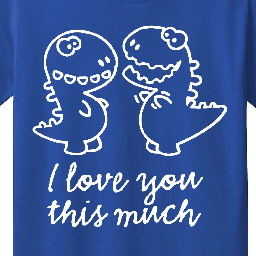 I Love You This Much Romantic Kids T-Shirt