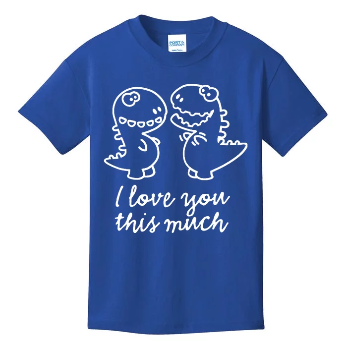 I Love You This Much Romantic Kids T-Shirt