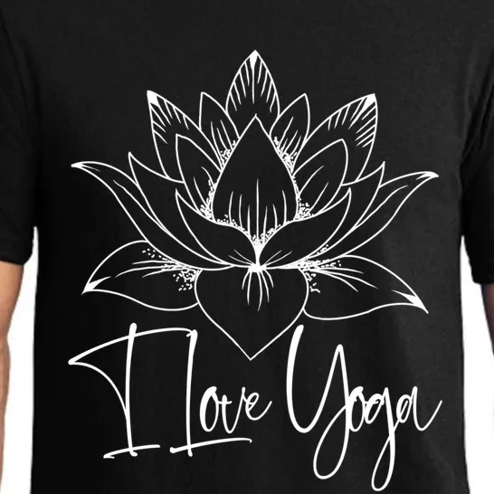 I Love Yoga Lotus Gift Pajama Set