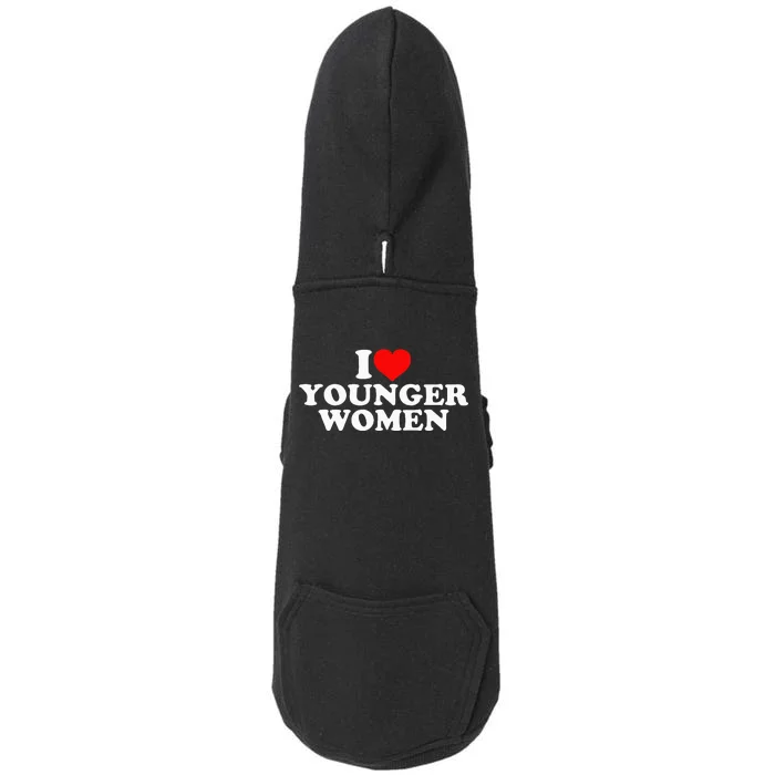 I Love Younger Doggie 3-End Fleece Hoodie