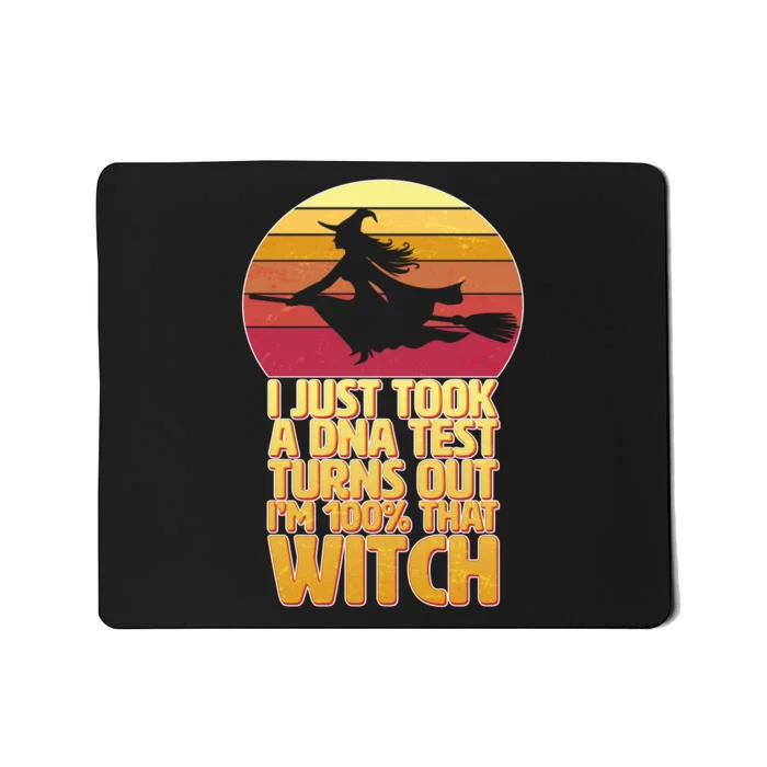 I'm 100 That Witch DNA Test Funny Halloween Mousepad