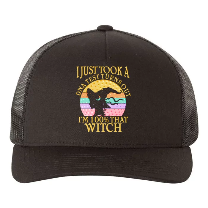 I'm 100% That Witch Halloween Yupoong Adult 5-Panel Trucker Hat