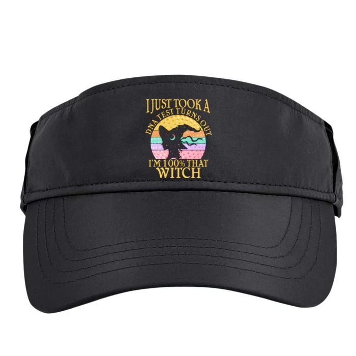 I'm 100% That Witch Halloween Adult Drive Performance Visor