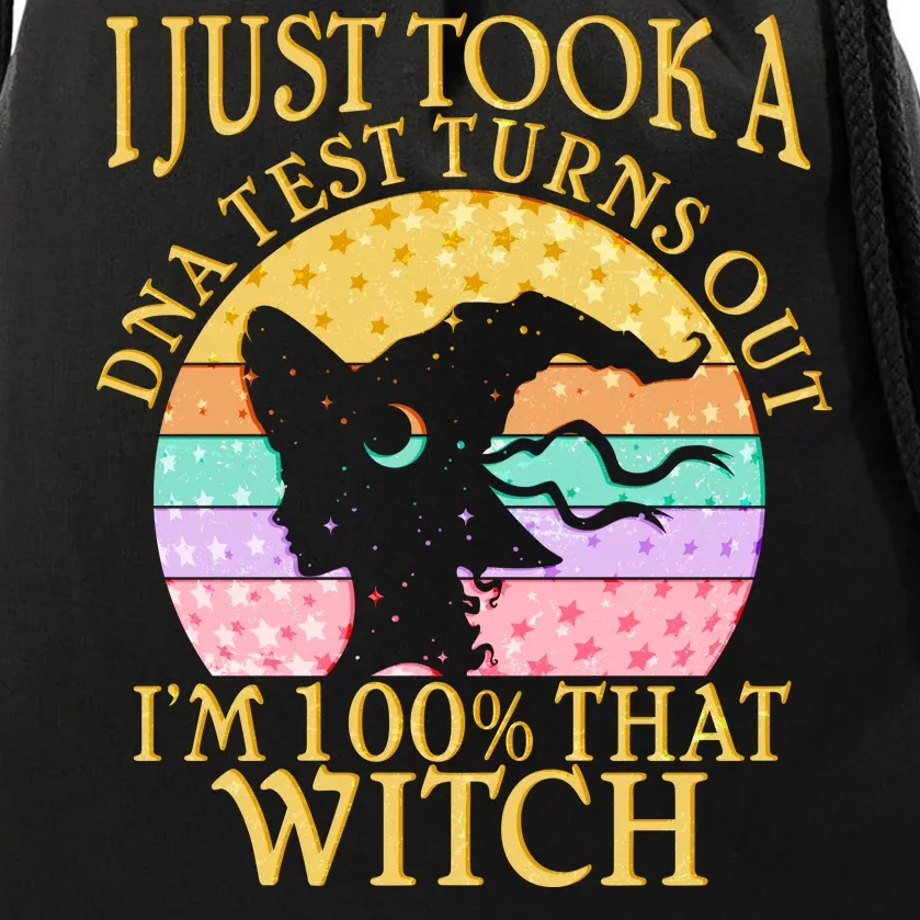 I'm 100% That Witch Halloween Drawstring Bag