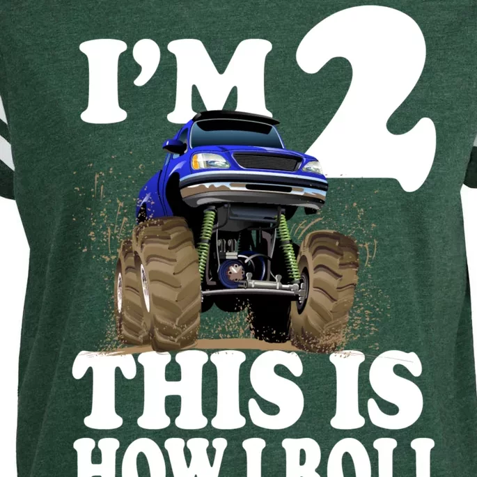 I'm 2 This Is How I Roll Enza Ladies Jersey Football T-Shirt