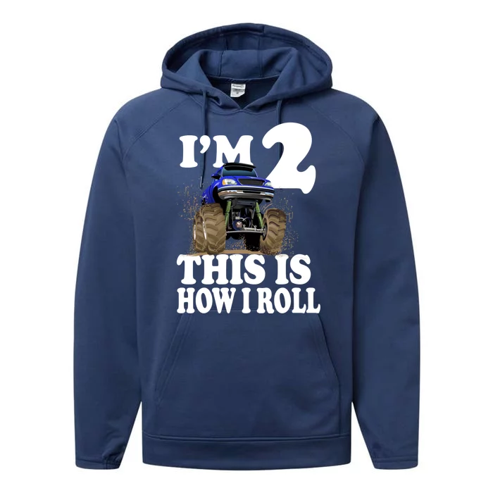 I'm 2 This Is How I Roll Performance Fleece Hoodie