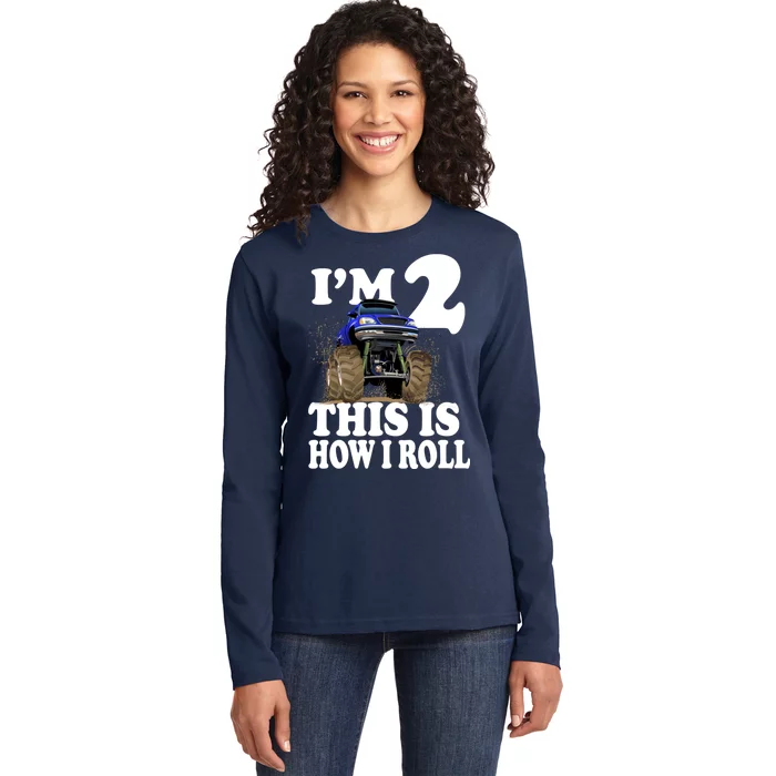 I'm 2 This Is How I Roll Ladies Long Sleeve Shirt